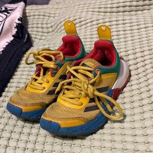 adidas Kids Yellow Multi-Accent Sneakers
